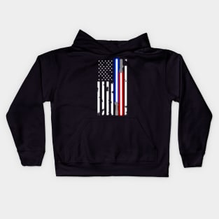 saber American flag Kids Hoodie